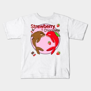 Strawberry and chocolate Kids T-Shirt